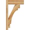 Ekena Millwork Merced Block Rough Sawn Outlooker, Western Red Cedar, 6"W x 18"D x 30"H OUT06X18X30MRC05RWR - alternate 2